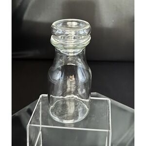 Vintage Anchor Hocking 16oz Clear Glass Apothecary Jar W‎ Stopper